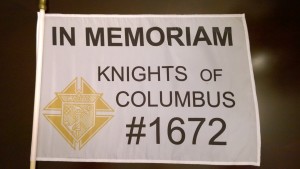 KofC Memorial Flag